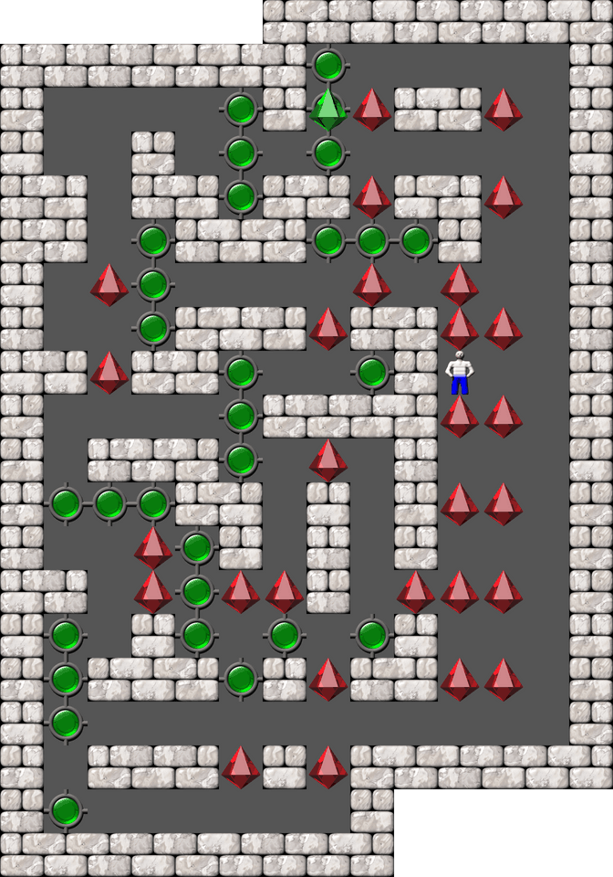 Sokoban Mass Remodel level 2028